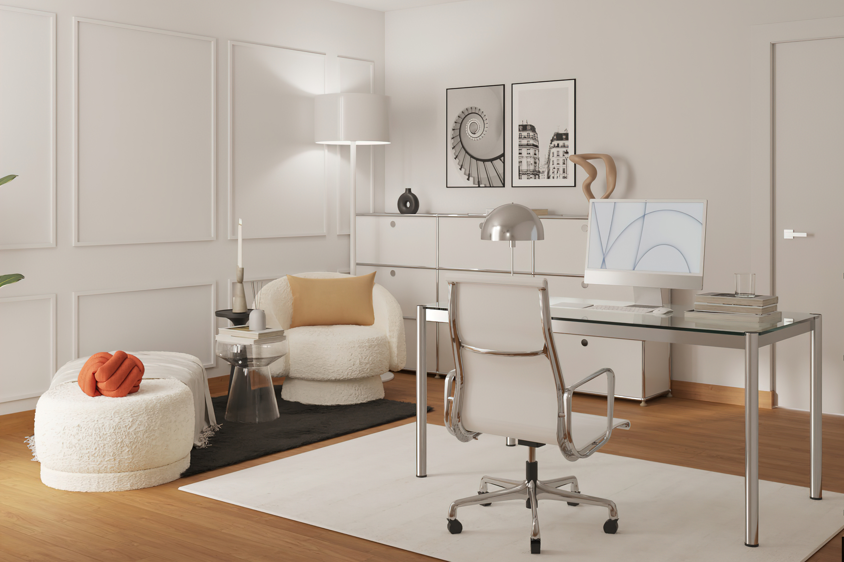 Elegantes Office meets Kuschelecke