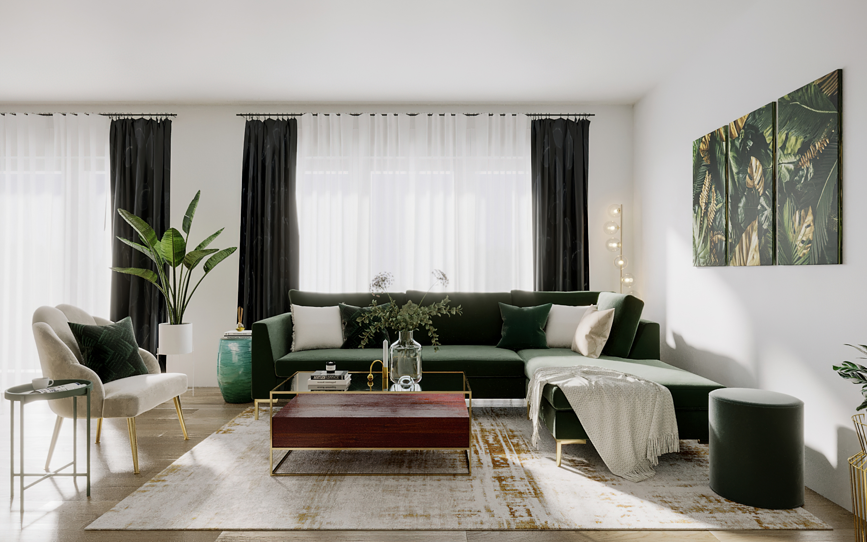 Glamoureus & trendy groen