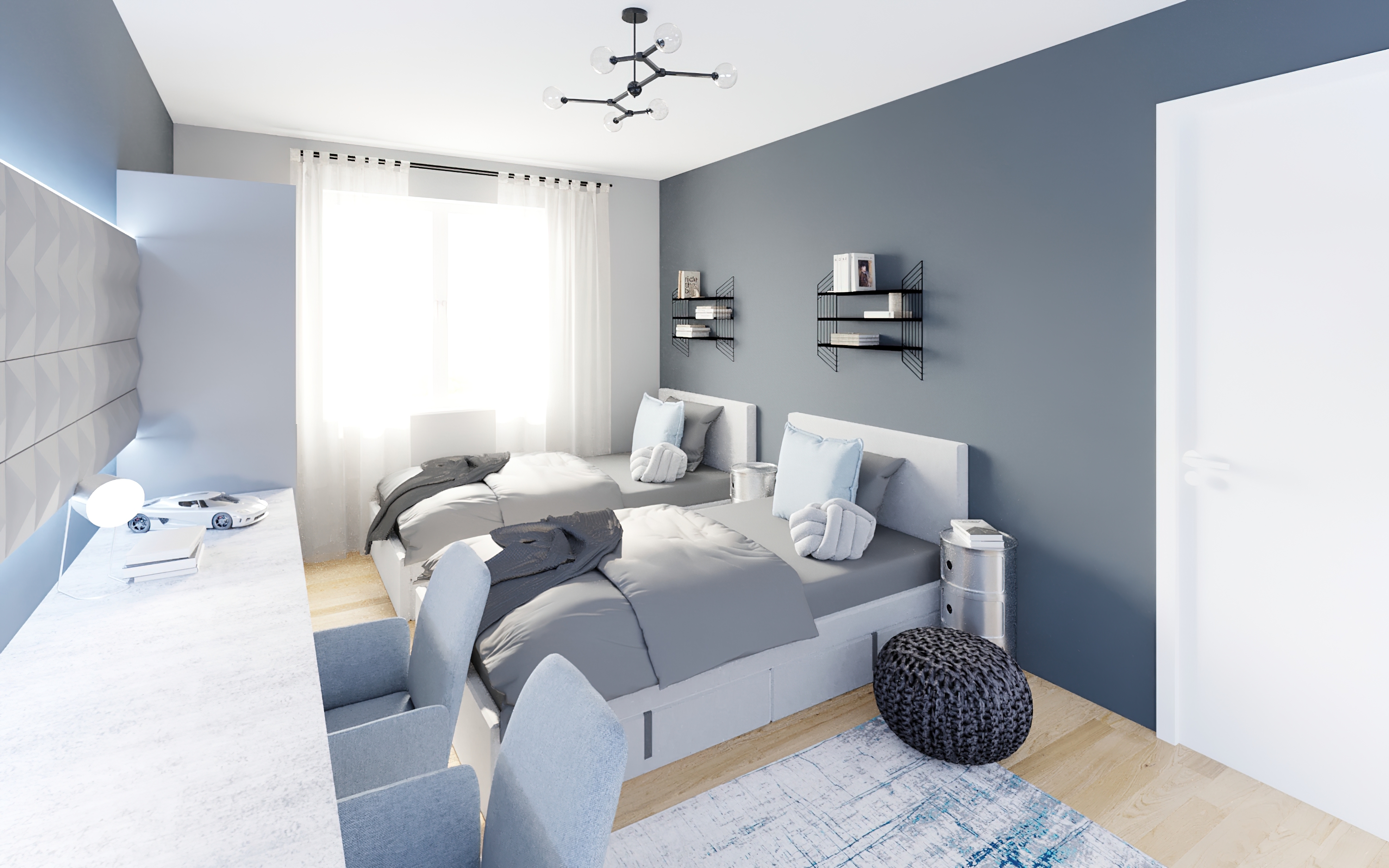 Lässiges Jugendzimmer