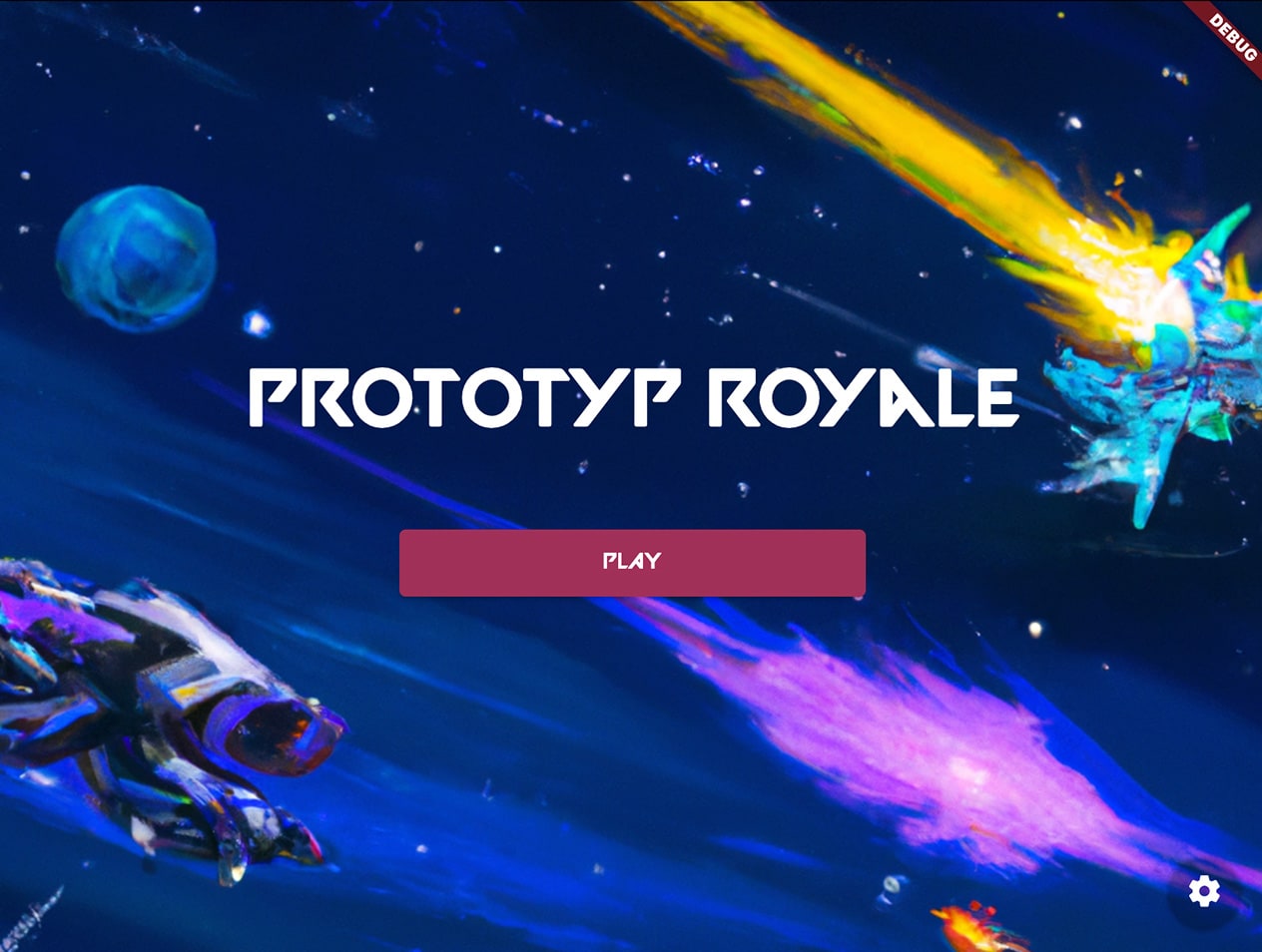 Prototyp Royale Intro meny