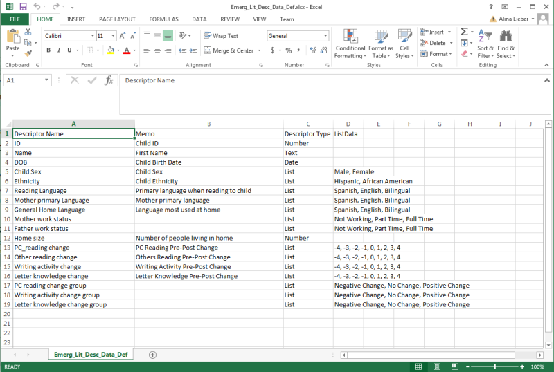 Compatible Excel Sheet for Importing Data