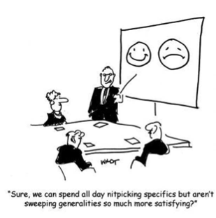 "Sweeping Generalities" Cartoon