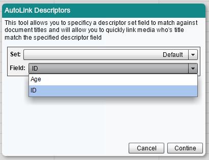 Select the Field with your Document Titles