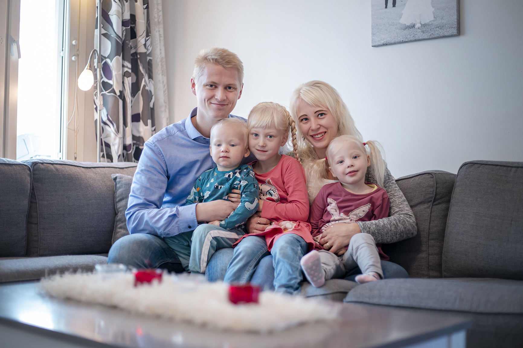 Laitisen perhe on saanut Pohjola Lapsivakuutuksesta turvaa ja vaivattomuutta.