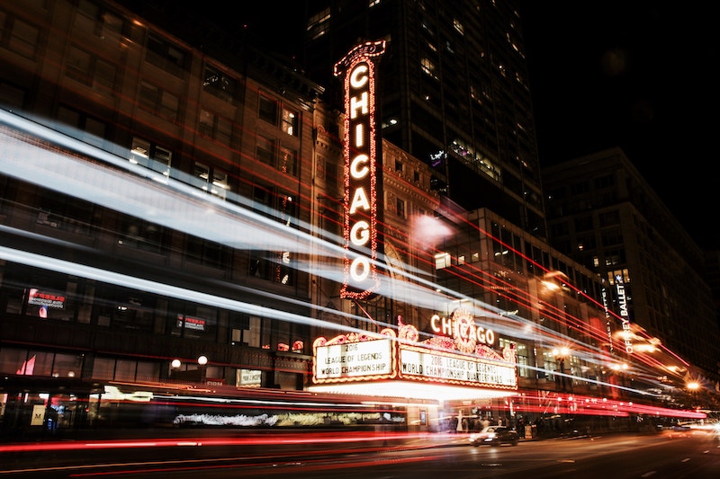 Chicago city bustle