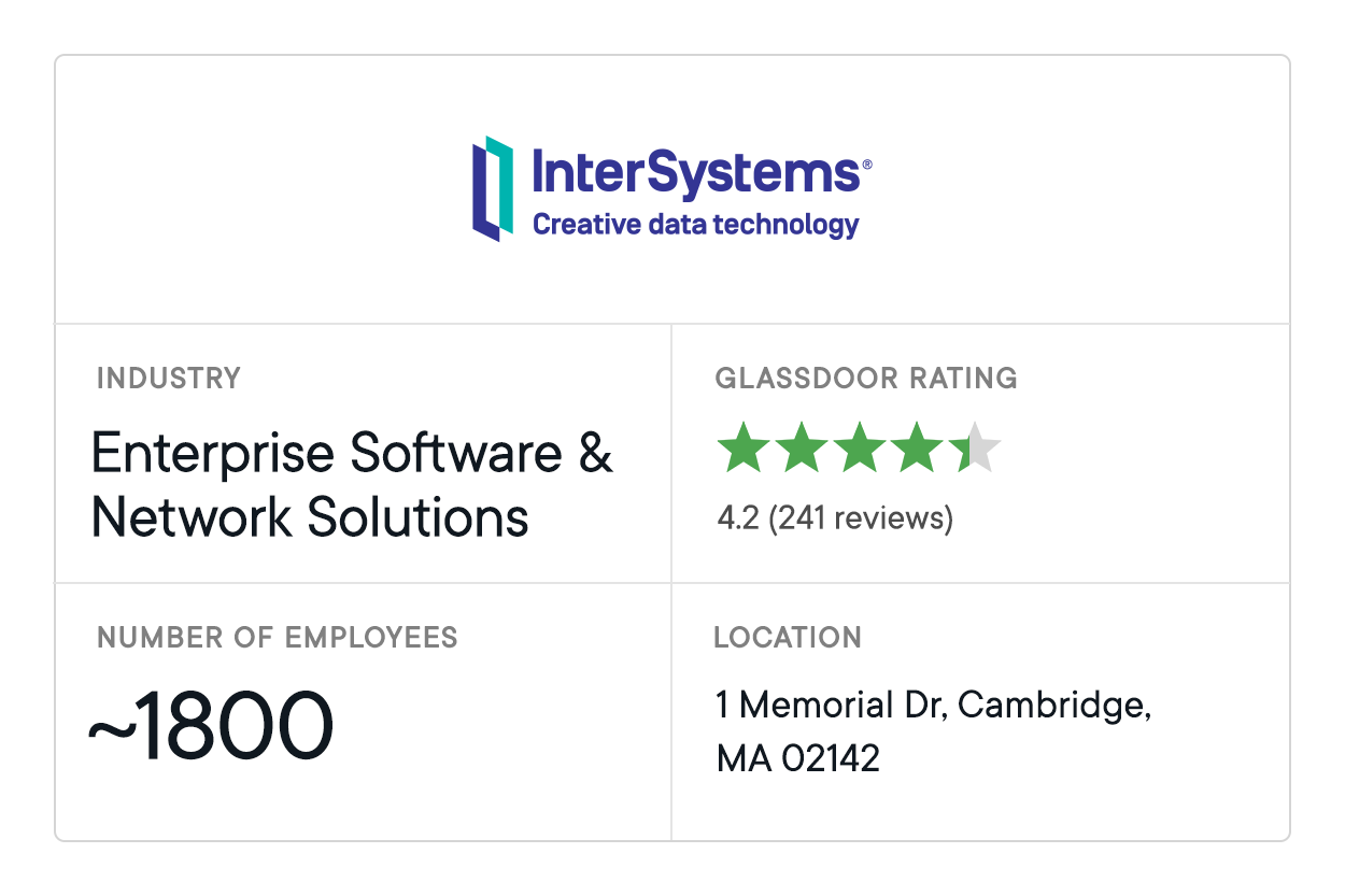 Data Analytics Companies InterSystems