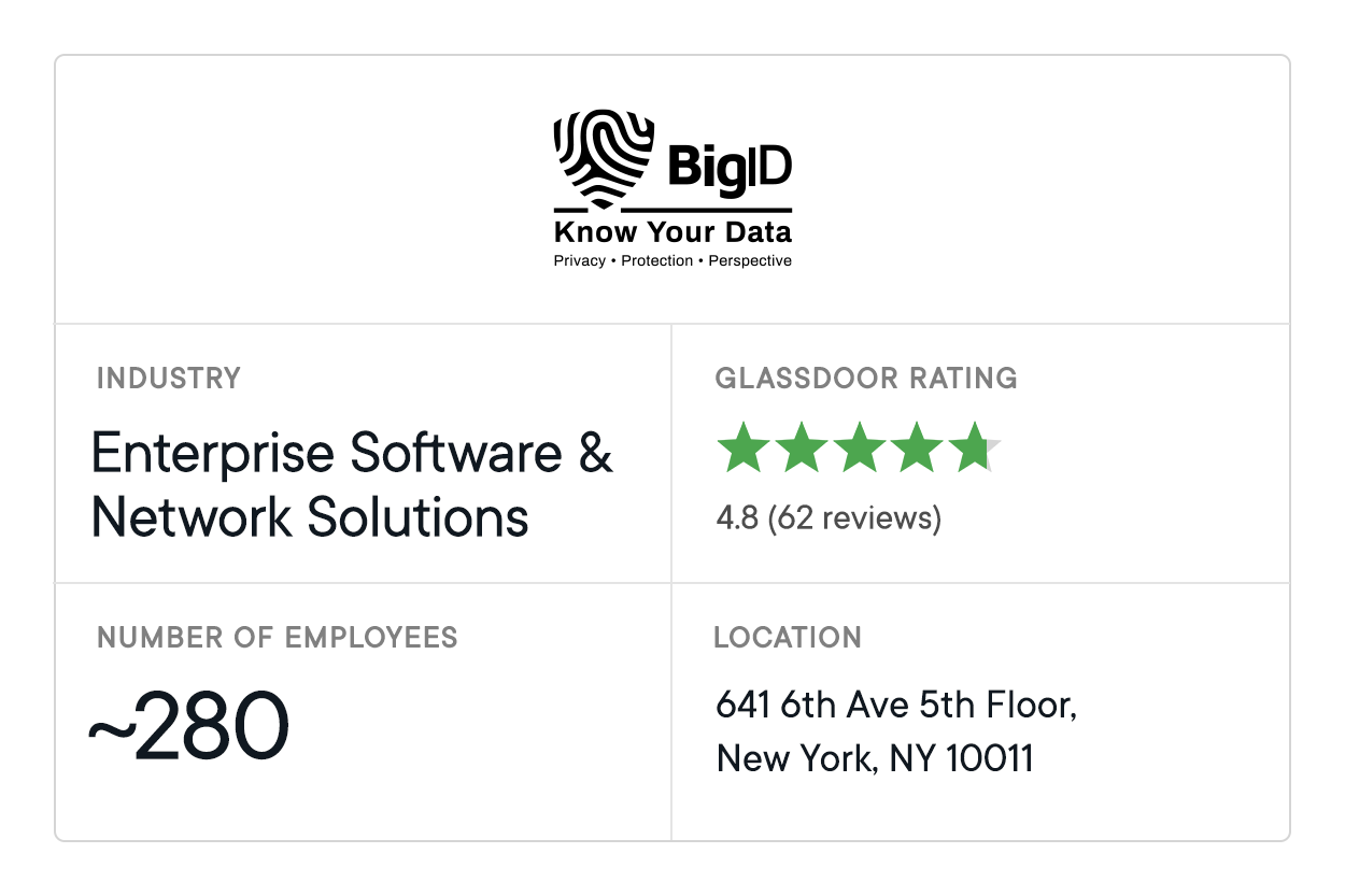 Data Analytics Companies BigID