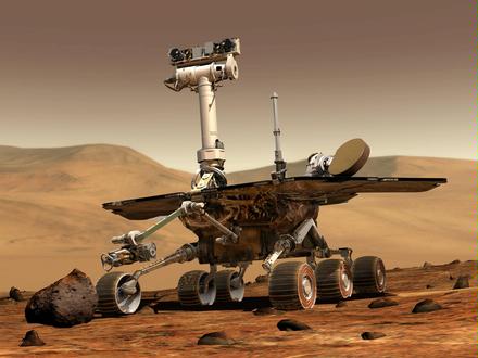 The Curiosity Rover on Mars