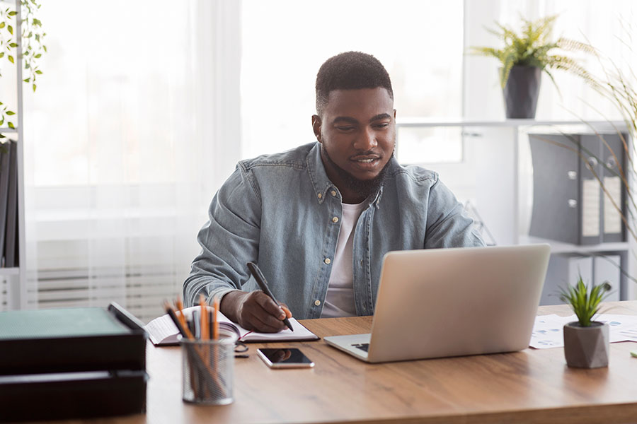 student prepares for data science bootcamp