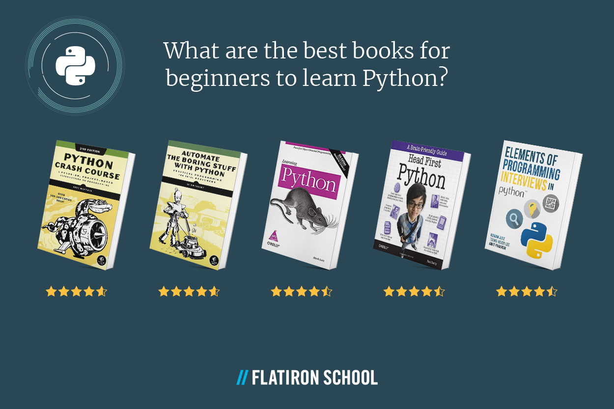 5 book recommendations for beginners to learn Python