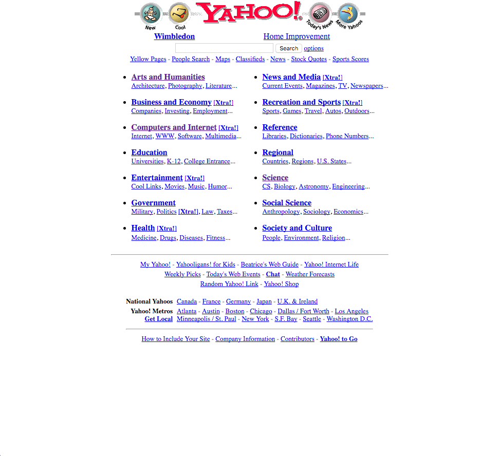 Yahoo Before
