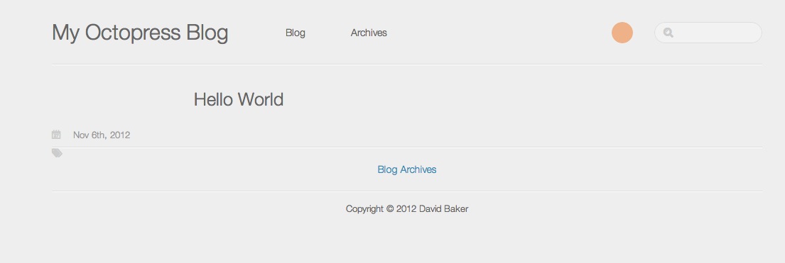 Blog: Slash Theme
