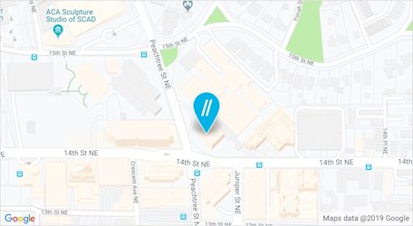 Map of the Atlanta campus