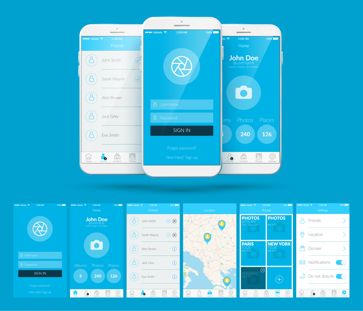 UI (User Interface) design is the user-centered approach to designing the aesthetics of a digital product.