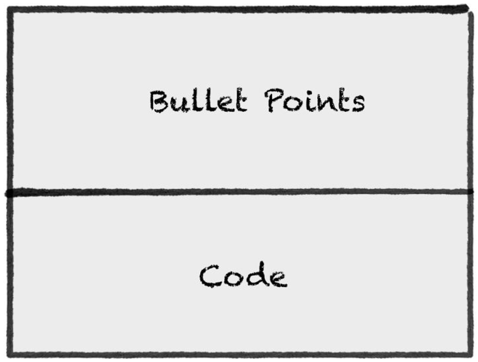 Bullet points & code