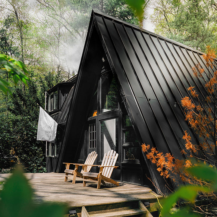 A-Frame in the woods