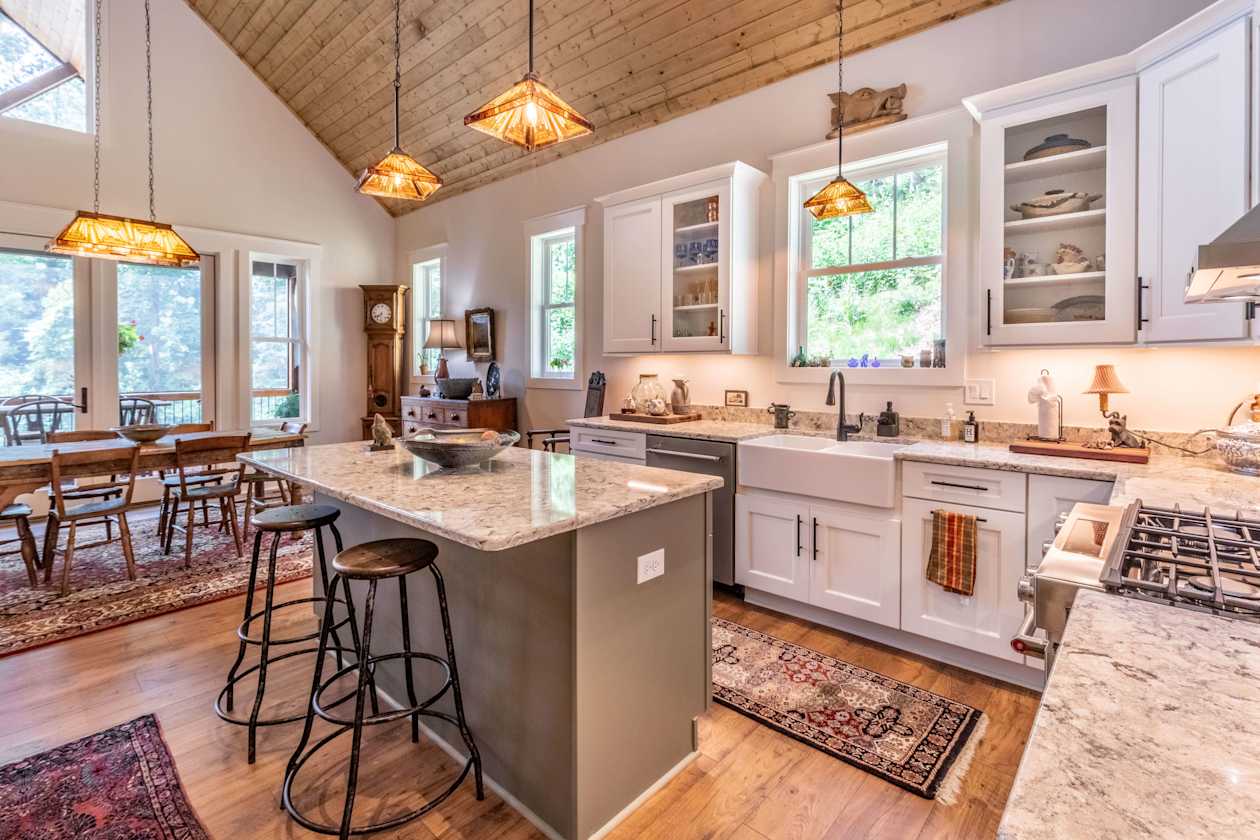 Kitchen of Leite home in Asheville.