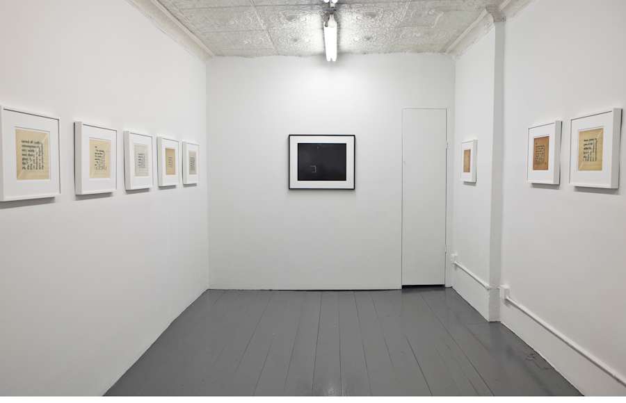 Installation view, Shuffled Glances 2011