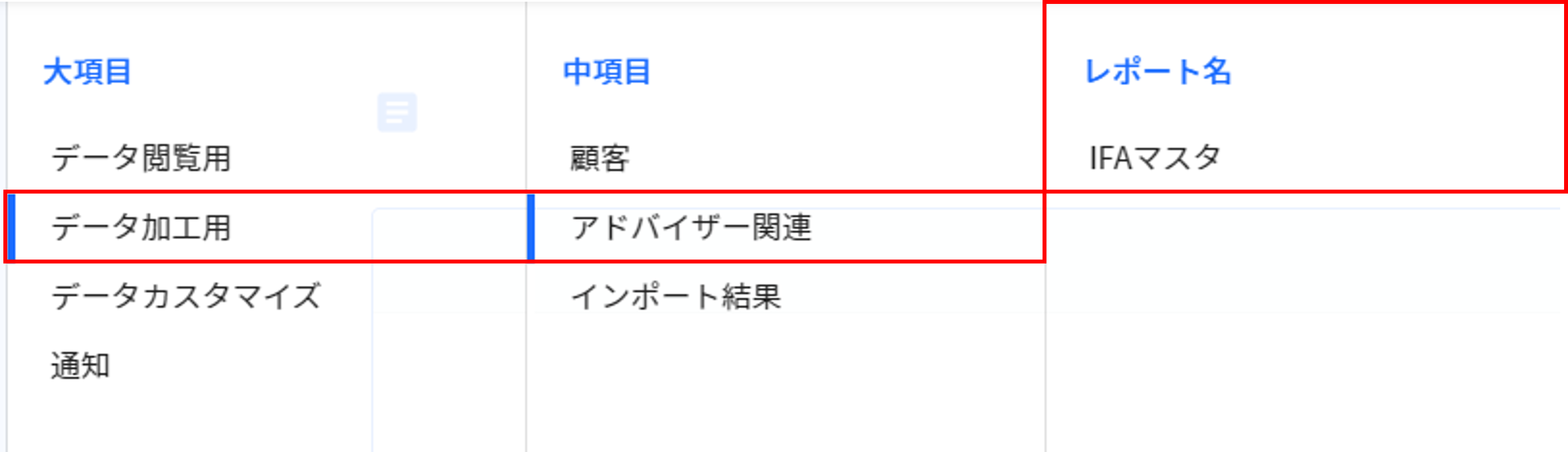 21.2.2 データ加工用 アドバイザー