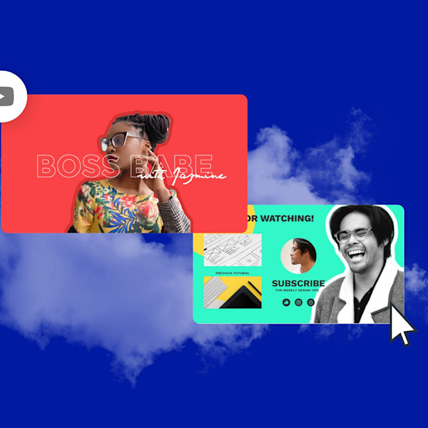 Shutterstock Create's YouTube templates are here to help you make polished thumbnails, covers, and ads in minutes—no design skills required.