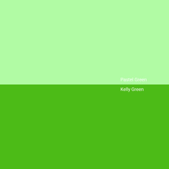 pastel-green-v-kelly-green