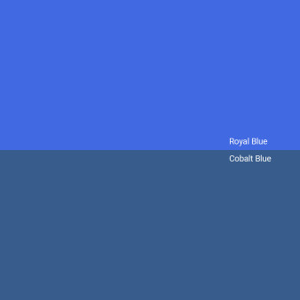 RoyalBlueVsCobaltBlue