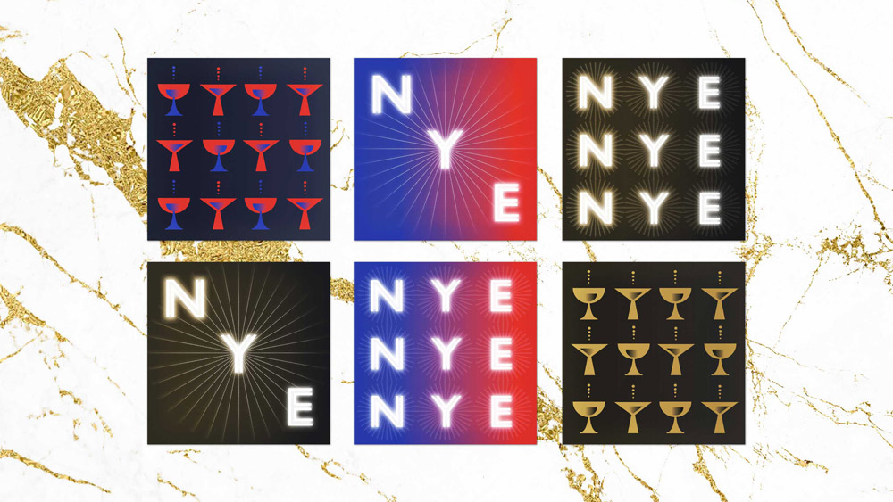 FREE New Year’s Eve eCards with a Glamorous Vintage Style