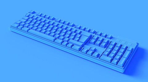 Blue keyboard