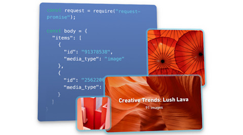 Content curation for developers page - image