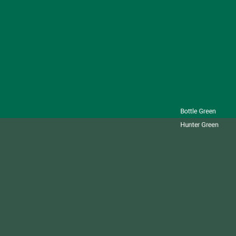 BottleGreenvsHunterGreen