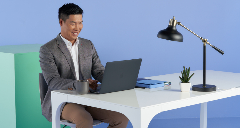 Blue background Will-based Estate Plan family