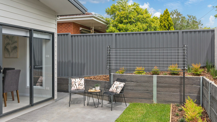 outdoor living space
