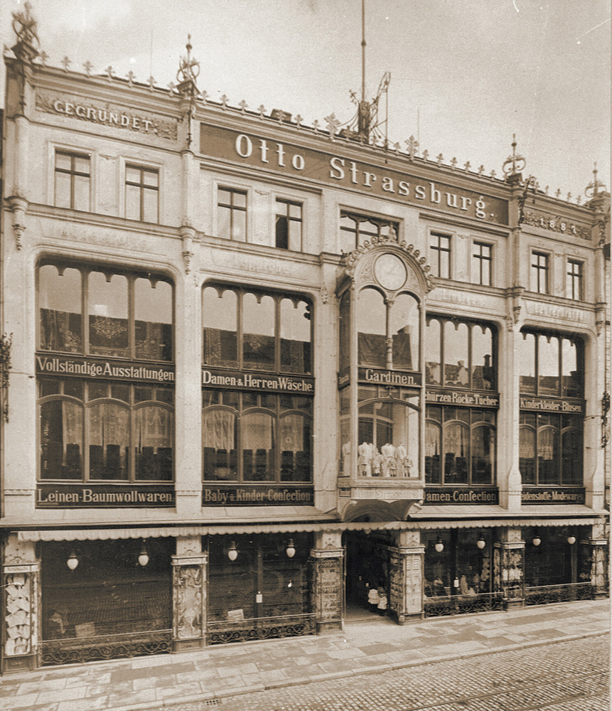 Das Kaufhaus Otto Straßburg um 1898