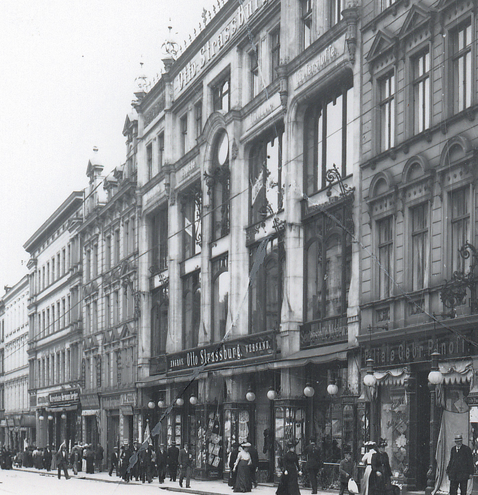 Die Berliner Straße um die Jahrhundertwende
