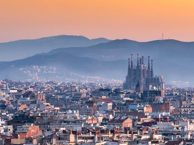 Barcelona-Spain-with-Sagrada-Familia