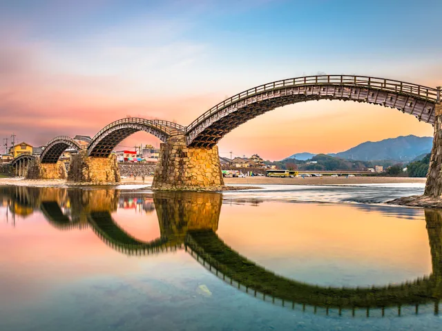 Kintaikyo-Bridge-in-Yamaguchi-Japan