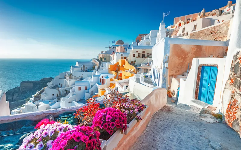 Spend three nights on Santorini island