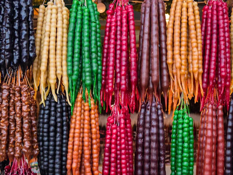 day8-churchkhela-traditional-georgian-sweet-snack-honey-caucasus-azerbaijan-georgia-and-armenia-tour