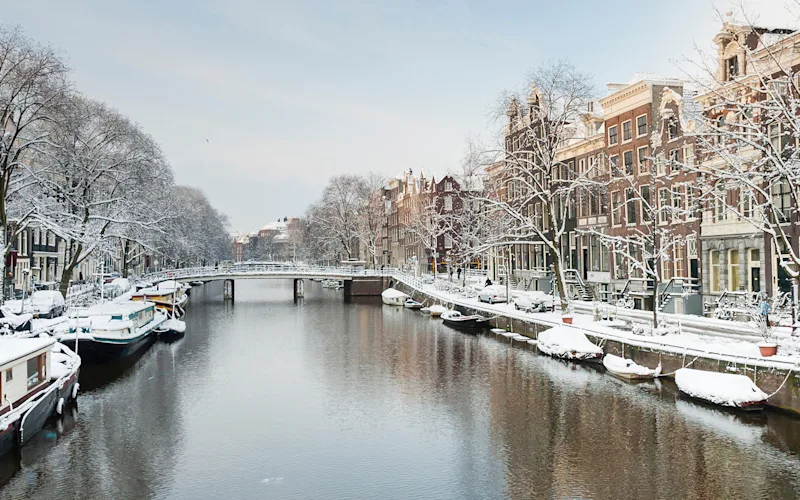 Cruise along the canals in Amsterdam