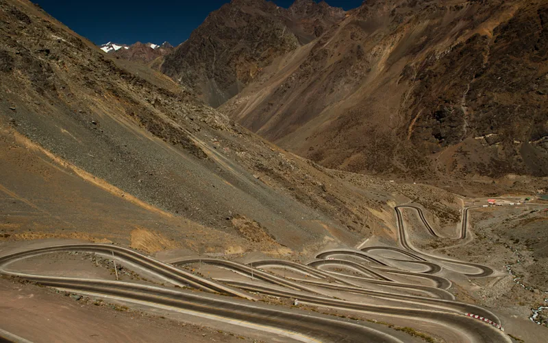 Journey from Mendoza to Santiago with breathtaking views