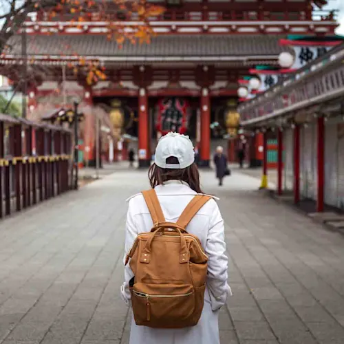 Kaminarimon gate at Senso-ji temple Asakusa Tokyo Japan