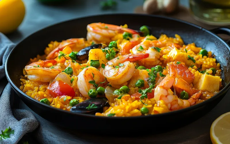 Enjoy a traditional paella dinner in Valencia
