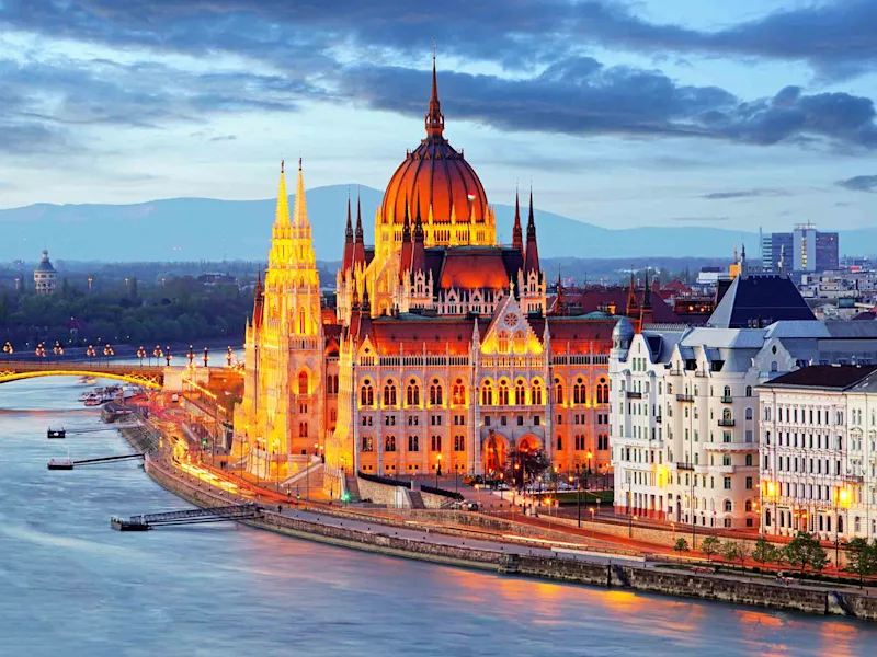 Budapest-Hungary-Parliament-river