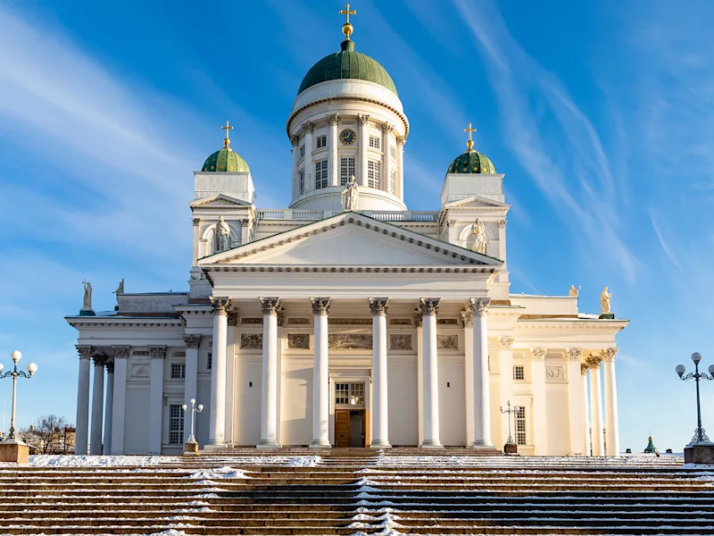 Helsinki-Cathedral-Finland-in-winter