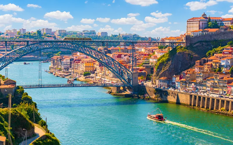 Enjoy a driving and walking tour of Porto
