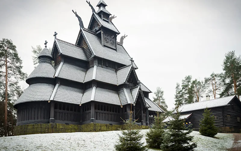 Enjoy a photo stop at Gol Stave Church