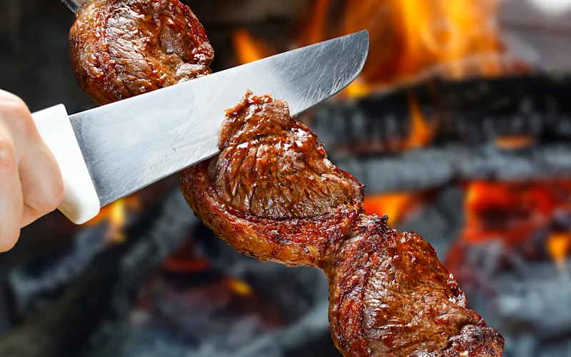 Traditional Brazilian BBQ Lunch