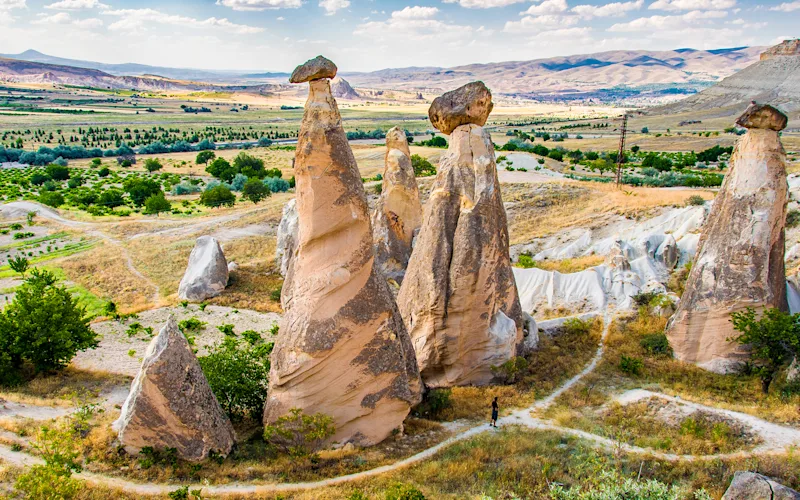 See the fairy chimneys of Cappadocia