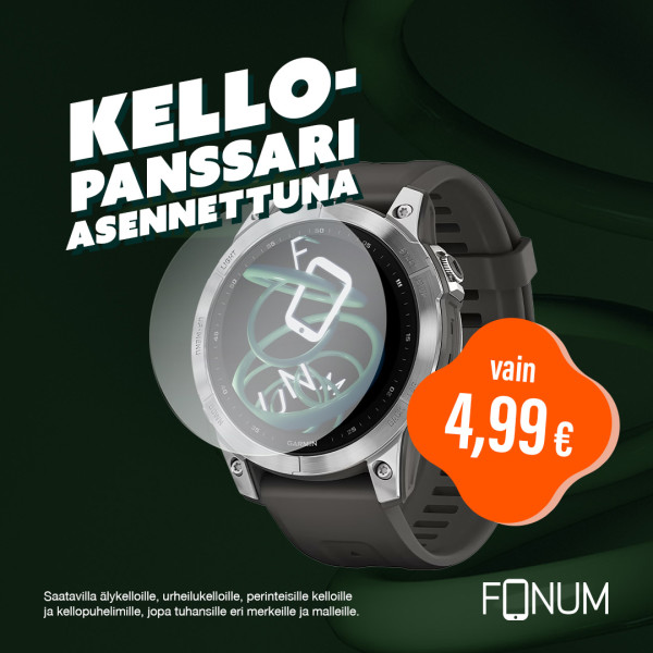 Fonum Kellopanssari asennettuna 4,99 €