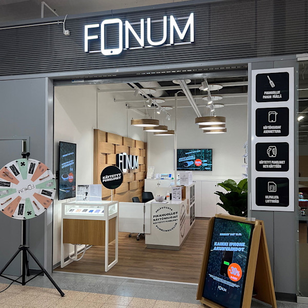 Fonum-myymälä Kuopio Päiväranta